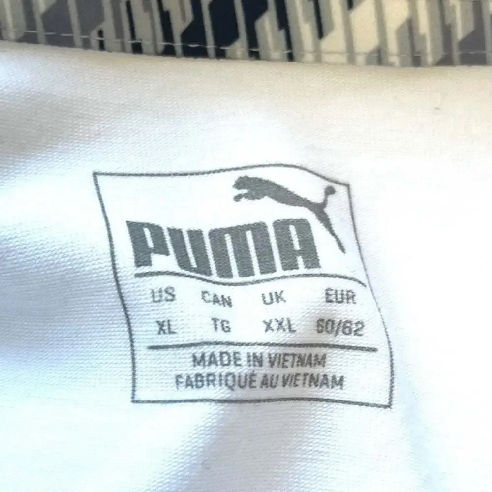 PUMA Men XL White Black Business Casual Preppy Golf Short Sleeve Polo Sh…